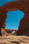 Double Arch Through Turret Arch